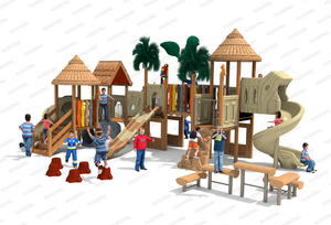Wooden Series Outdoor Playground Slide Equipment HD-MZY002-19357