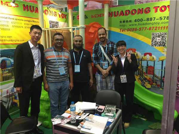 Huadong Toy 117th Canton Fair Chloe ,Andosun and our client